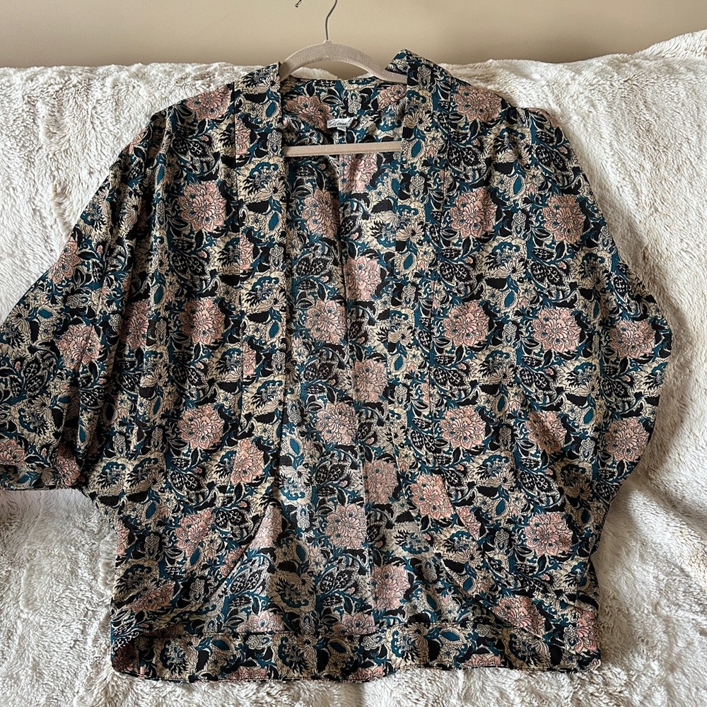 Kismet Multicolor Floral Kimono
